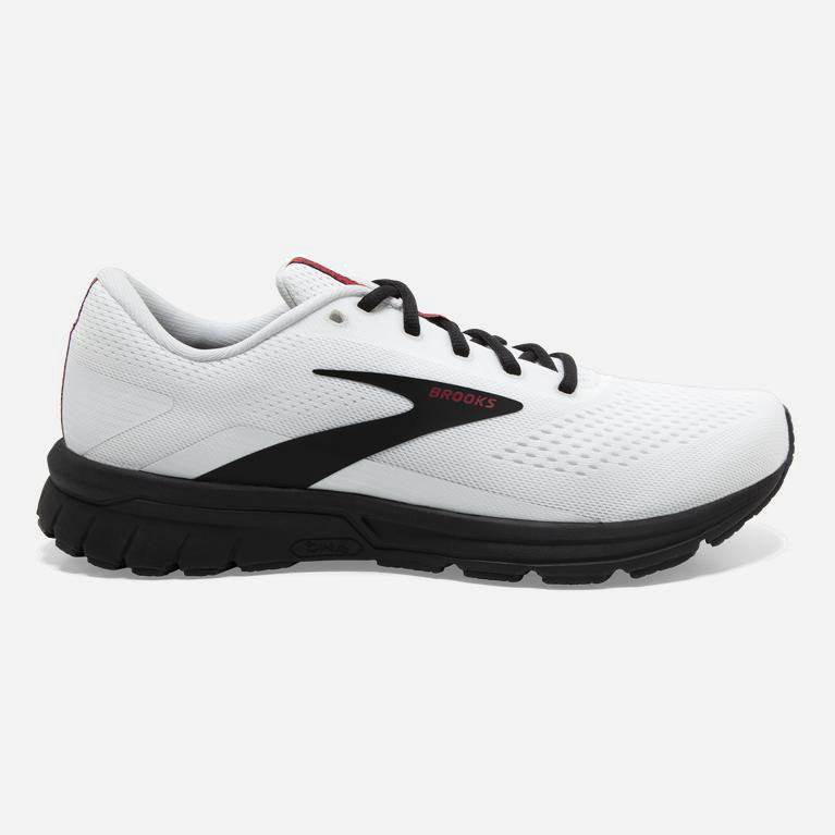 Brooks Signal 3 Israel - Men's Road Running Shoes - White/Black/Red (10435-CGSD)